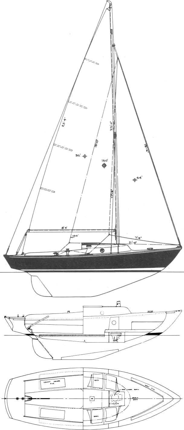 Drawing of Typhoon 18 (Weekender)