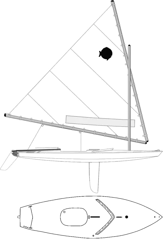 sunfish sailboat serial number Drawing of Sunfish