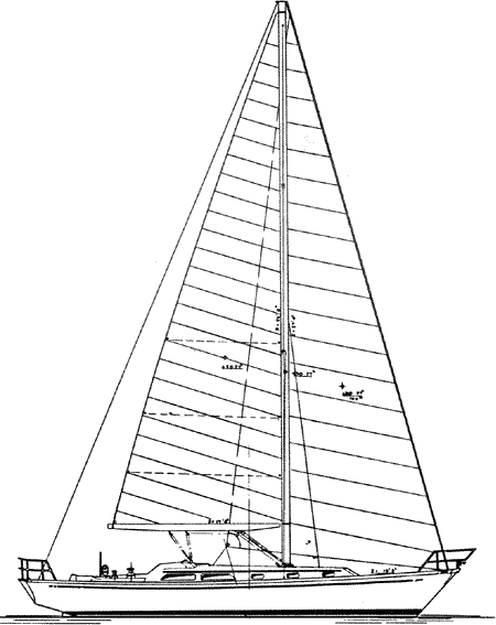 alden 45 sailboat