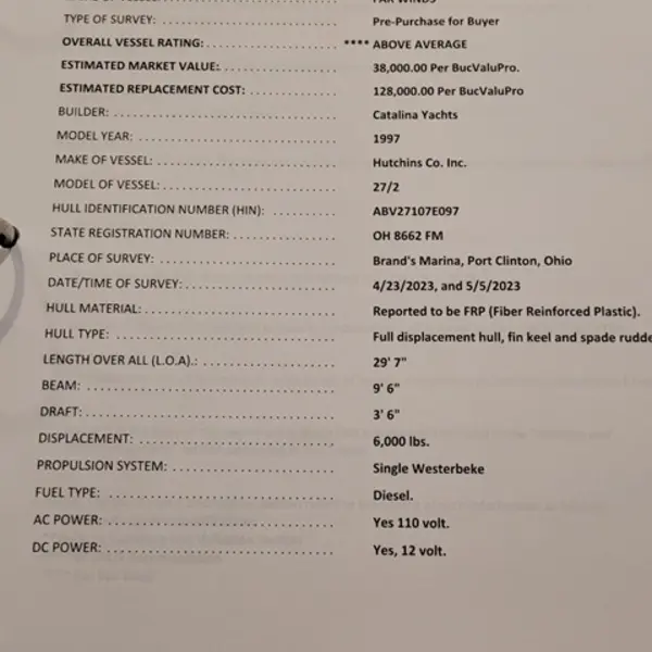 Photo 8 of Com-Pac 27/2