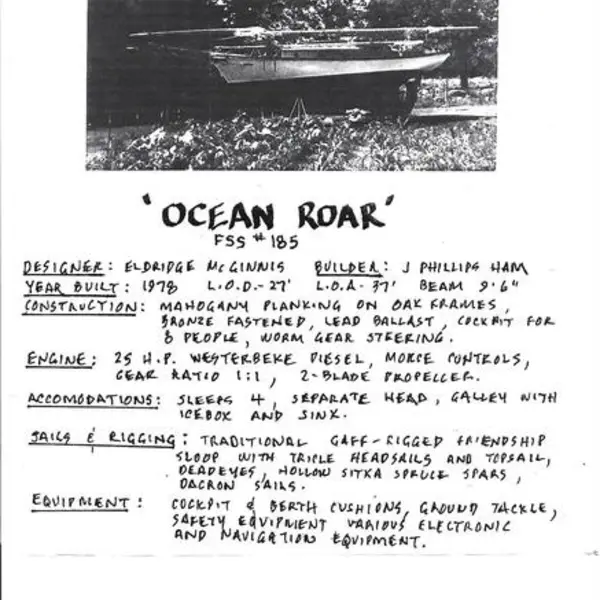 Photo 6 of 1978 27' Friendship Sloop