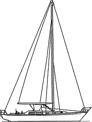 Drawing of Alden 45